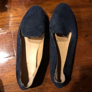 J-Crew navy loafers, 7.5